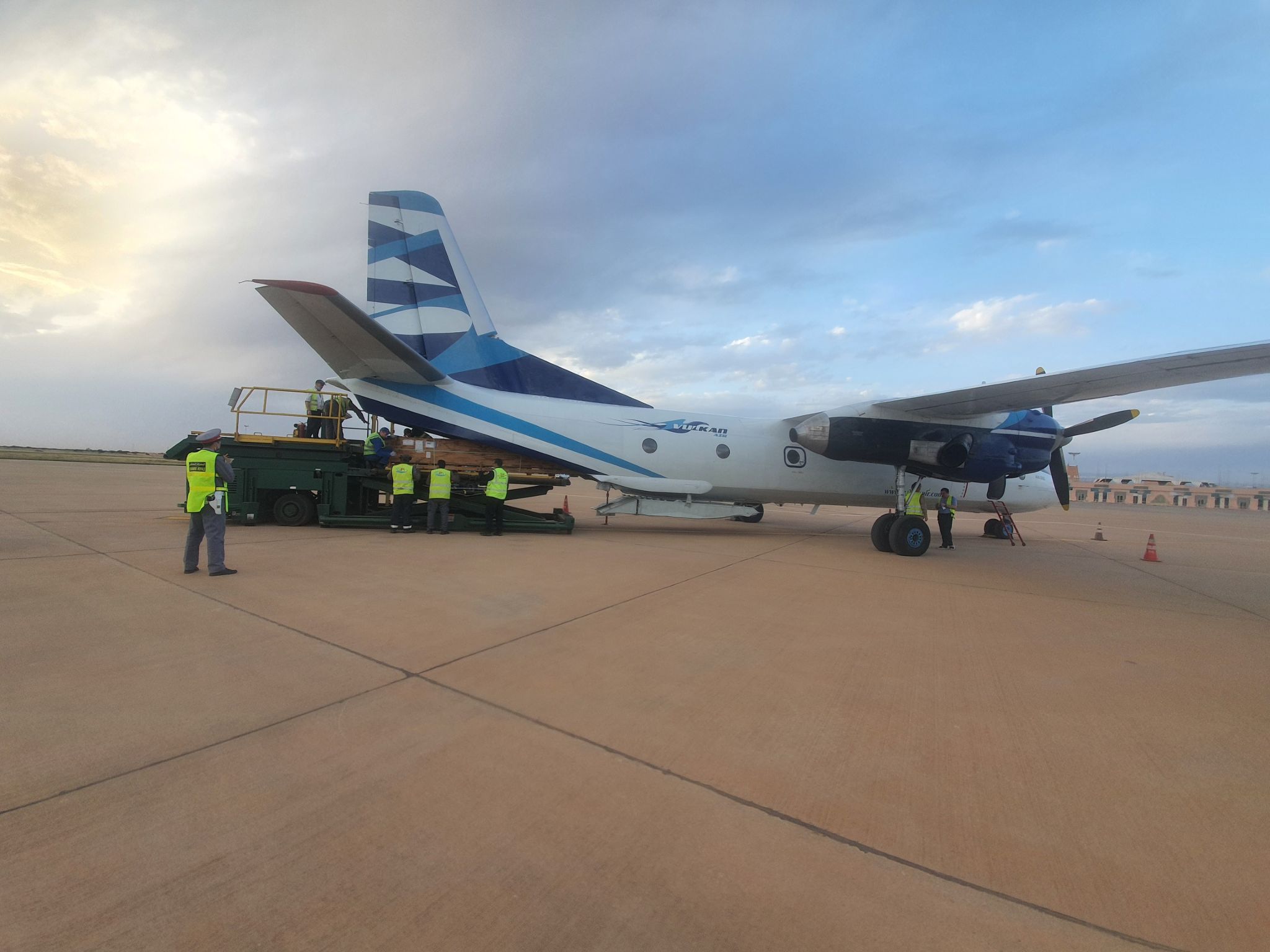 Special Cargo Offloading Operation for Vulkan Air AN-26B